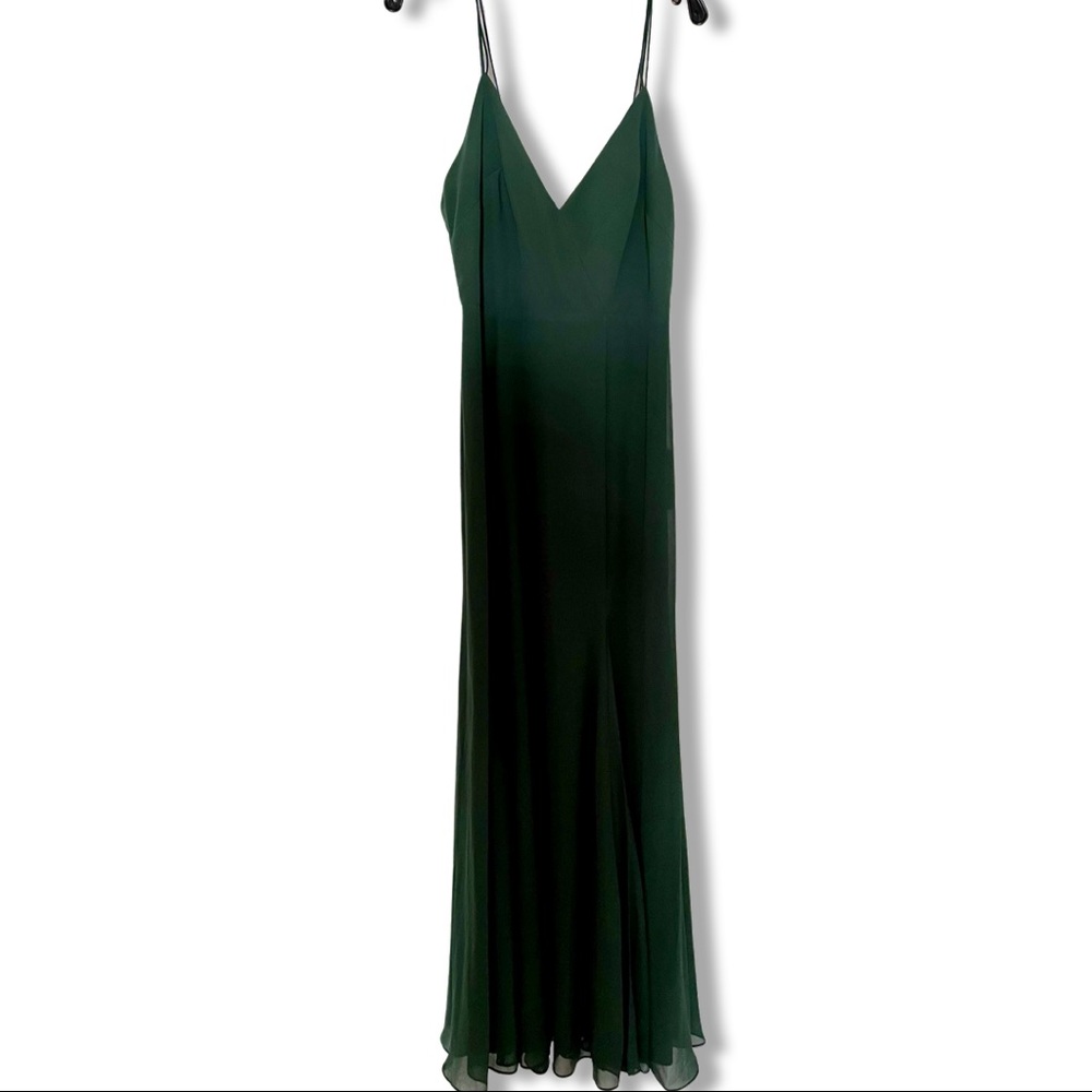 Green Formal Chiffon Dress